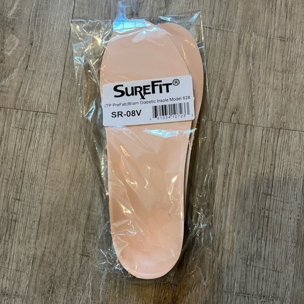 Sure Fit SR-08V Bilam Diabetic Insole in Soft Beige Model 628